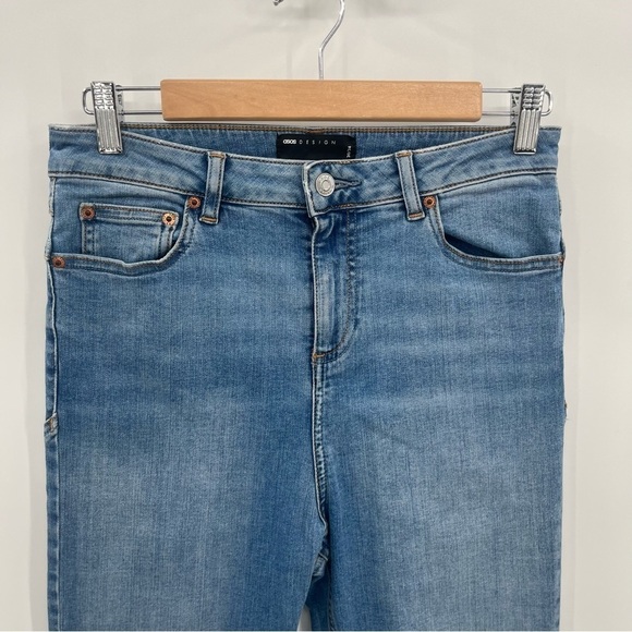 ASOS Design 30 Wide Boot Leg High Waist Denim - Picture 4 of 9